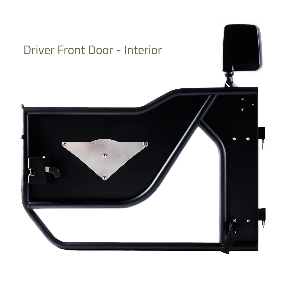 18c Wrangler/Gladiator Jl/Jt Mission Doors Black Front Pair product image
