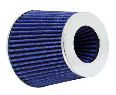 K&N 6 od b x 5h W/4, 3-1/2, 3dia Flg W/Inverted Filter Top Universal Chrome Filter
