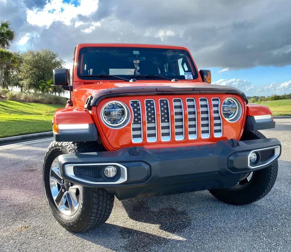 Black & White Collection American Flag Grille Inserts product image
