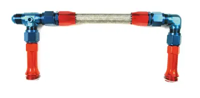 SpeedFx -8an R/B Dual Inlet Holley 4150