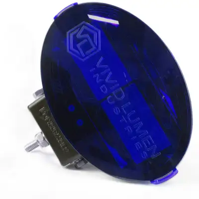 Vivid Lumen Industries Arctic Northern Light 7 Inch x 5 Inch Oval Cover Blue Vivid Lumen