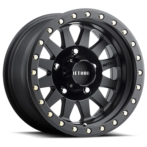 Aluminum Wheels 18x9 Double Standard MR304 Bolt Pattern 5 On 127 Offset -12 Lip Size 3.86 Matte Black MB Method product image