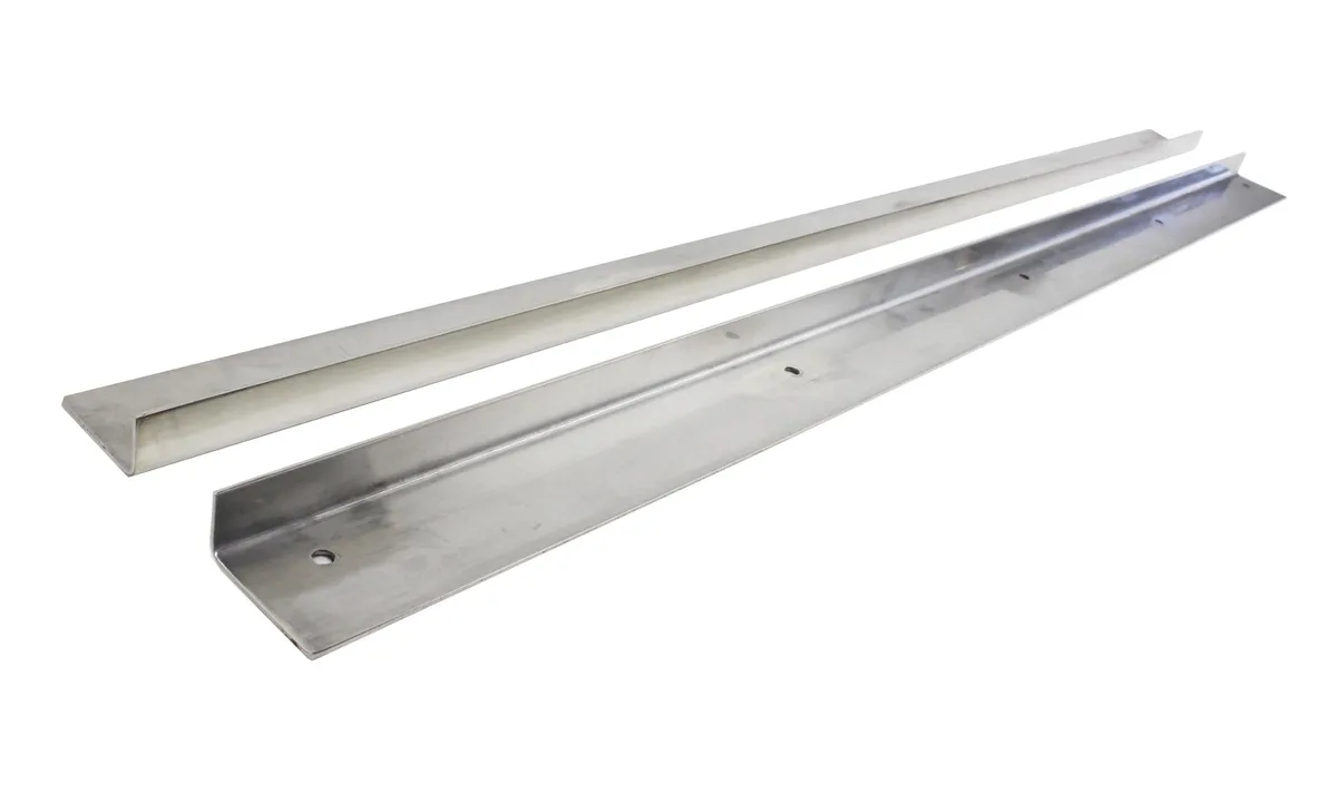 Jeep CJ5 Rocker Guards Pair 55-83 CJ5 Polished Silver Kentrol product image