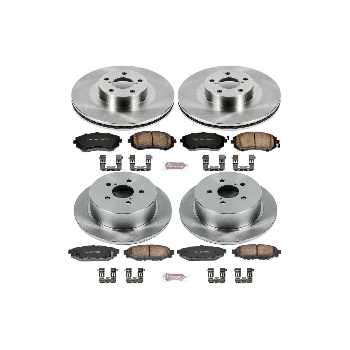 Z17 Direct Replacement Kit: Rotors; Ceramic Pads W/Hardware product image