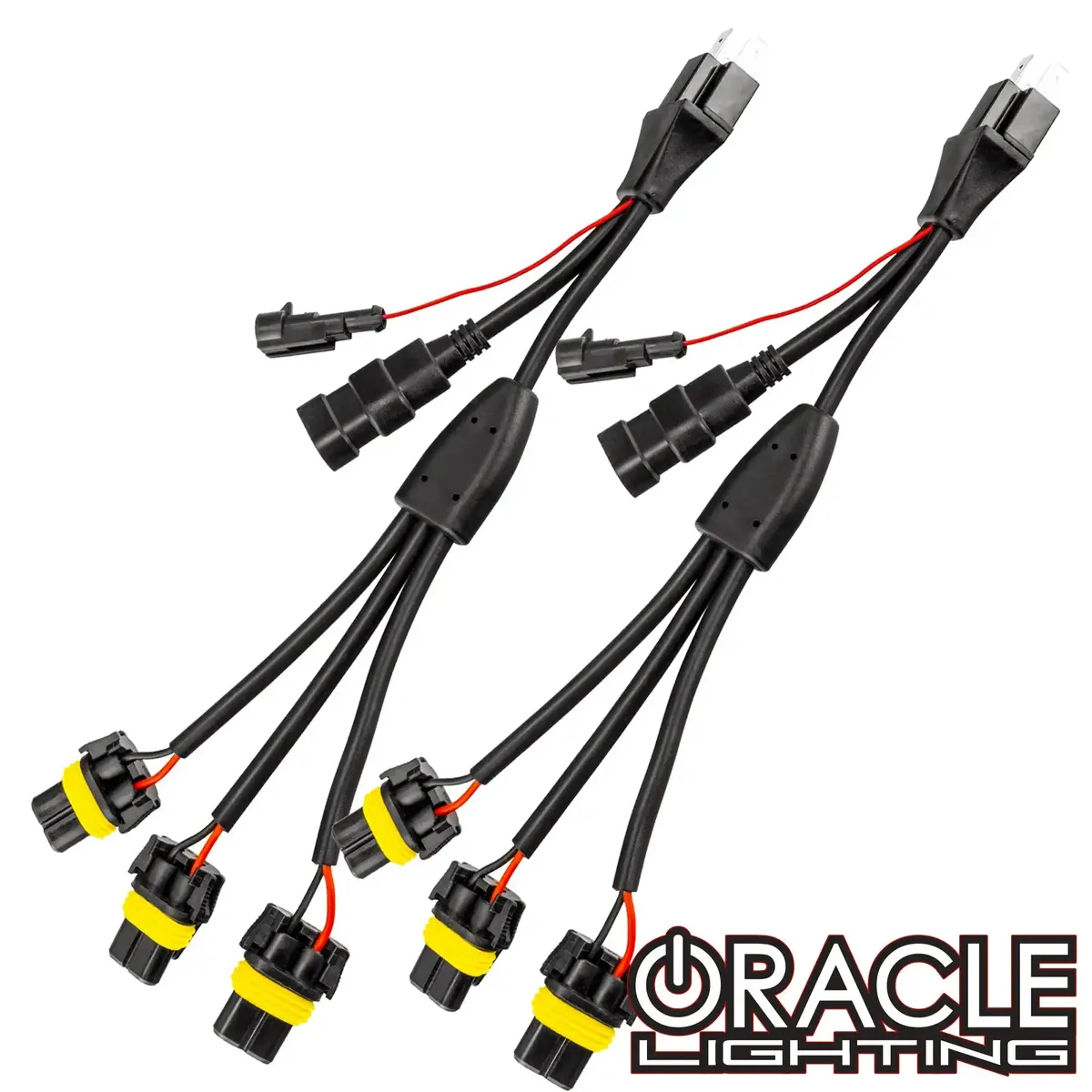 Oracle Lighting 5831-504 - ORACLE Vector H4 Headlight Wiring Harness (Pair- Euro Export Model)