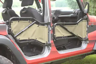 Steinjager Doors 2007-2018 Inserts Front and Rear Doors Almond