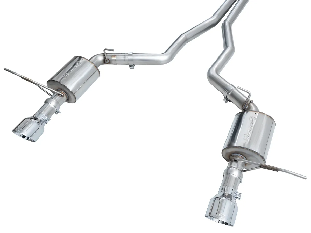 AWE Track Edition Exhaust for Dodge Durango 3.6 / 5.7 - Chrome Silver Tips product image
