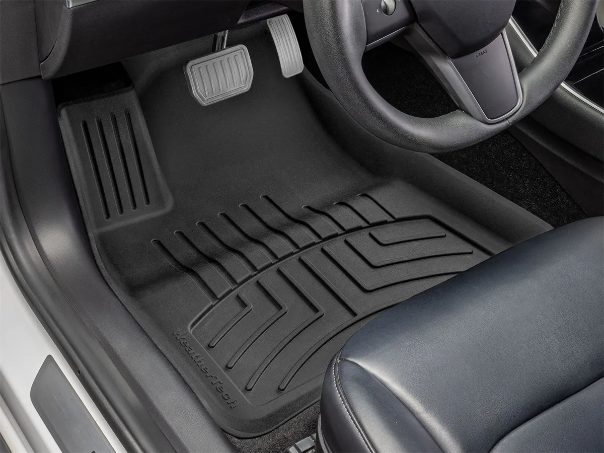Weather Tech 2017 - 2023 Tesla Model 3 Black Front FloorLiner HP 4412201IM product image