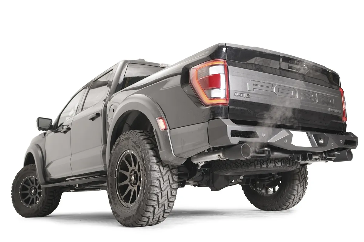 Vengeance Rear Bumper; 2 Stage Black Powder Coated; product image