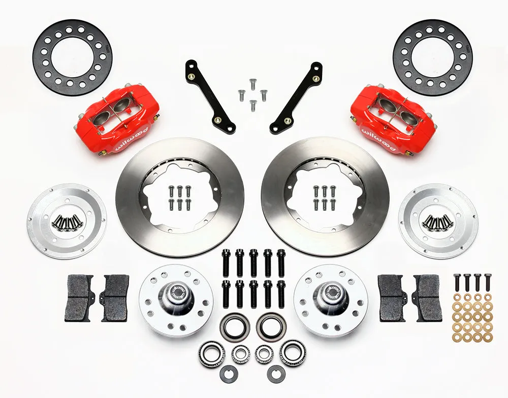 1970 - 1978 Buick, Cadillac, Chevrolet, GMC, Oldsmobile, Pontiac Forged Dynalite Pro Series Front Brake Kit - 140-11007 - SRP Drilled & Slotted / Black product image