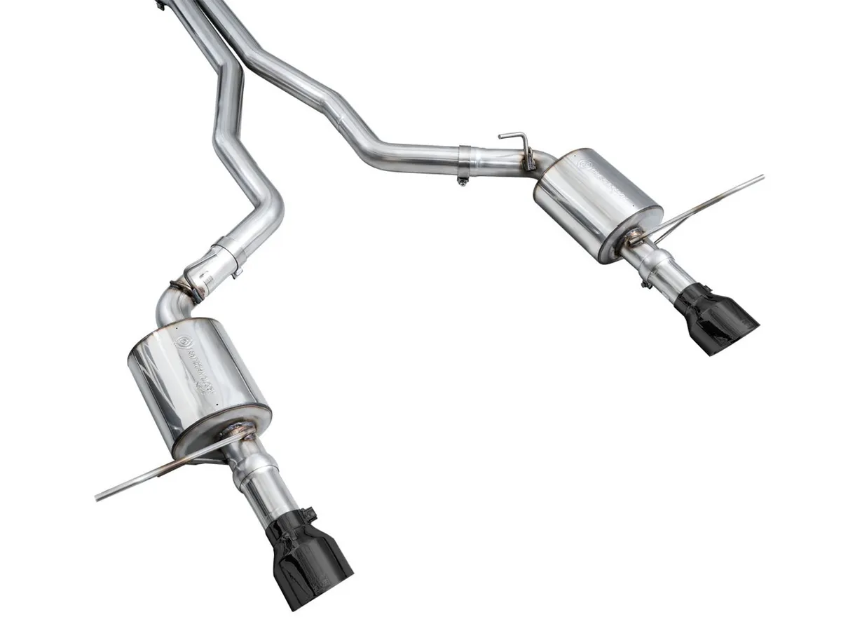 AWE Touring Edition Exhaust for Dodge Durango 6.4 / 6.2 SC - Chrome Silver Tips product image