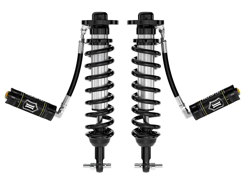 ICON Vehicle Dynamics ICON 2021-2025 Ford F-150 4WD, 0-2.75" Lift, Front, V.S. 2.5 Series Coilovers, Remote Reservoir, Pair