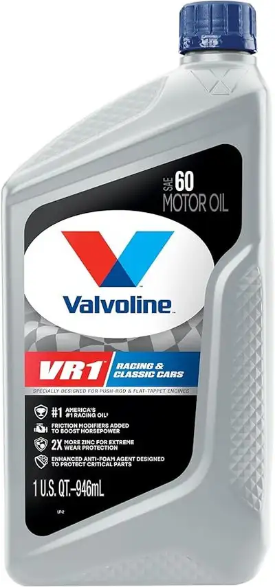Valvoline HP 60W Racing Oil VR1 1 Quart Valvoline