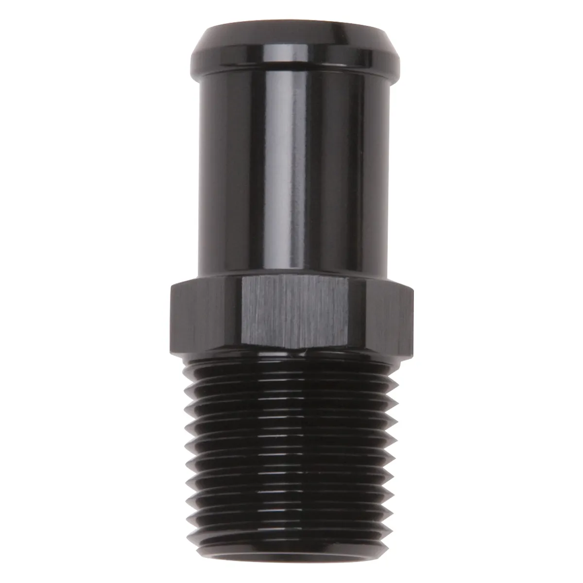 Edelbrock 8183 Heater Hose End Fitting - Straight with 1/2 NPT and 3/4 Barb. product image