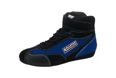 Allstar Performance Driving Shoes Black/Blue SFI3.3/5 Pro Series 10.5