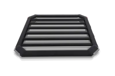 Winjet "ATTJL02F101-BX Attica 4x4 Full Size Roof Rack 74"" x 54"" with 4 Corner Lights - Black - Powder Coated - Aluminum - JLU"