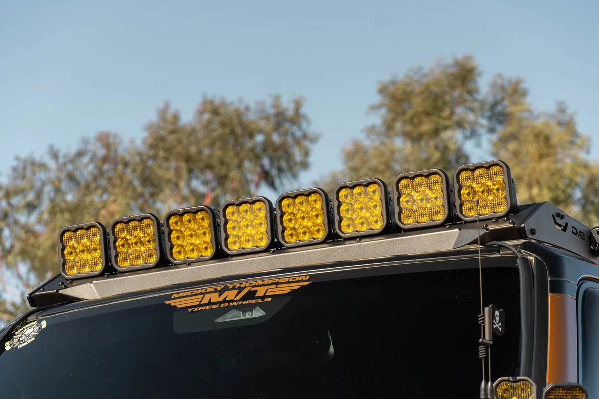 DV8 Offroad 2024-2025 Toyota Land Cruiser Lexus GX 550 Roof Rack Light Mount product image