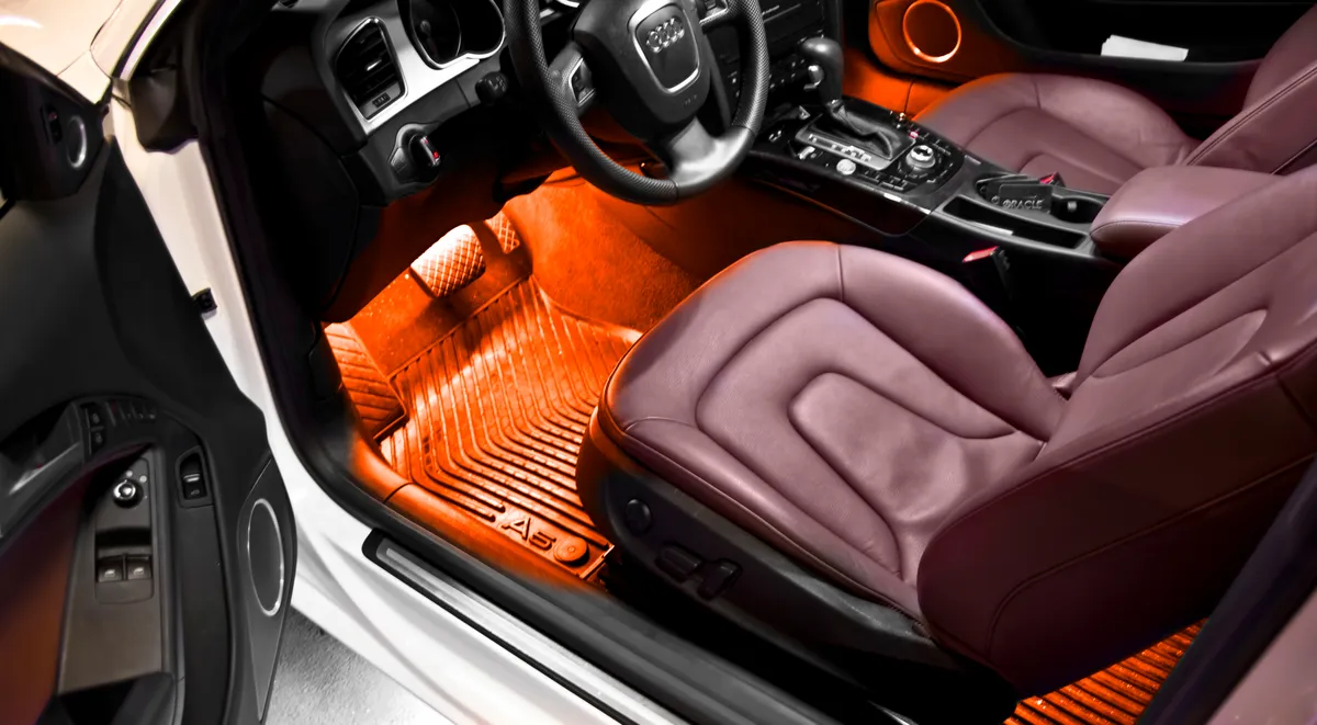 Oracle Lighting Ambient LED Lighting Flexible Strip Footwell Kit, Amber product image