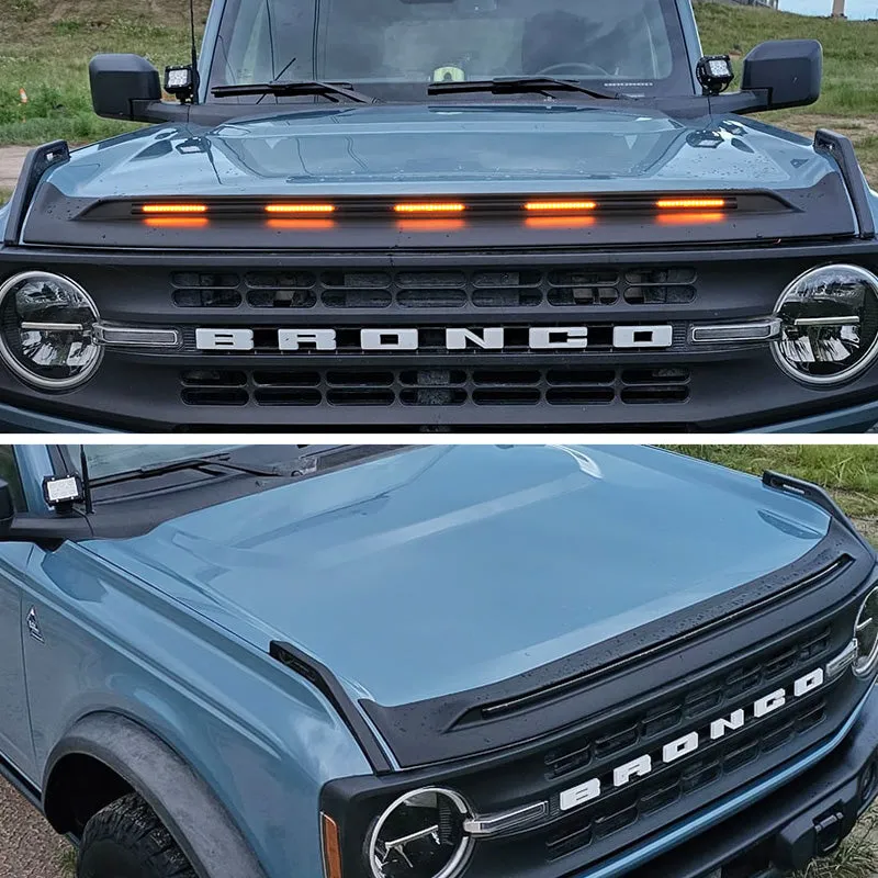 Front Hood Protector with DRL and Turn Signals for 2021-2026 Ford Bronco product image