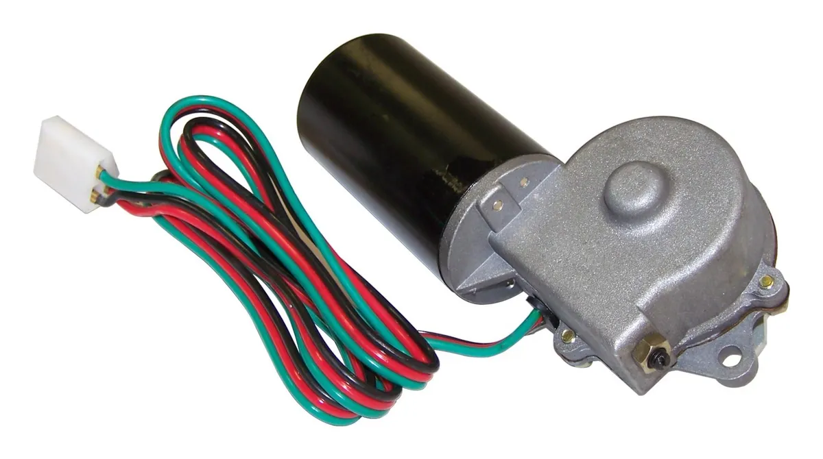 Crown Automotive Jeep Replacement J0978529 Front Wiper Motor for 1968-1975 CJ-5, CJ-6 w/ Bottom Mounted Wiper Motor product image