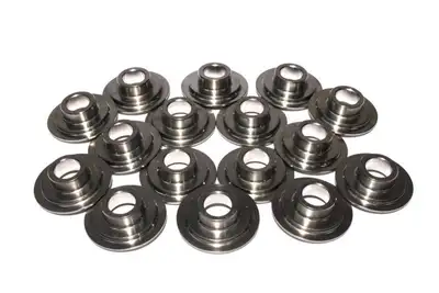 COMP Cams 10 Lightweight Titanium Retainer Set of 16 for 1.500-1.550 OD Double Springs