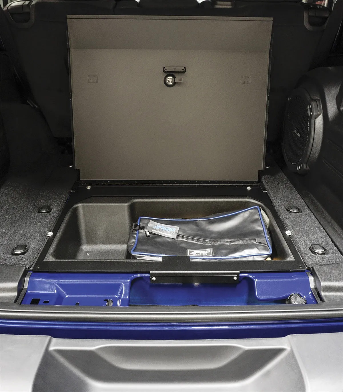 2019–2026 Jeep Wrangler JL 4door Cubby Cover w/ 3digit Combination Lock product image