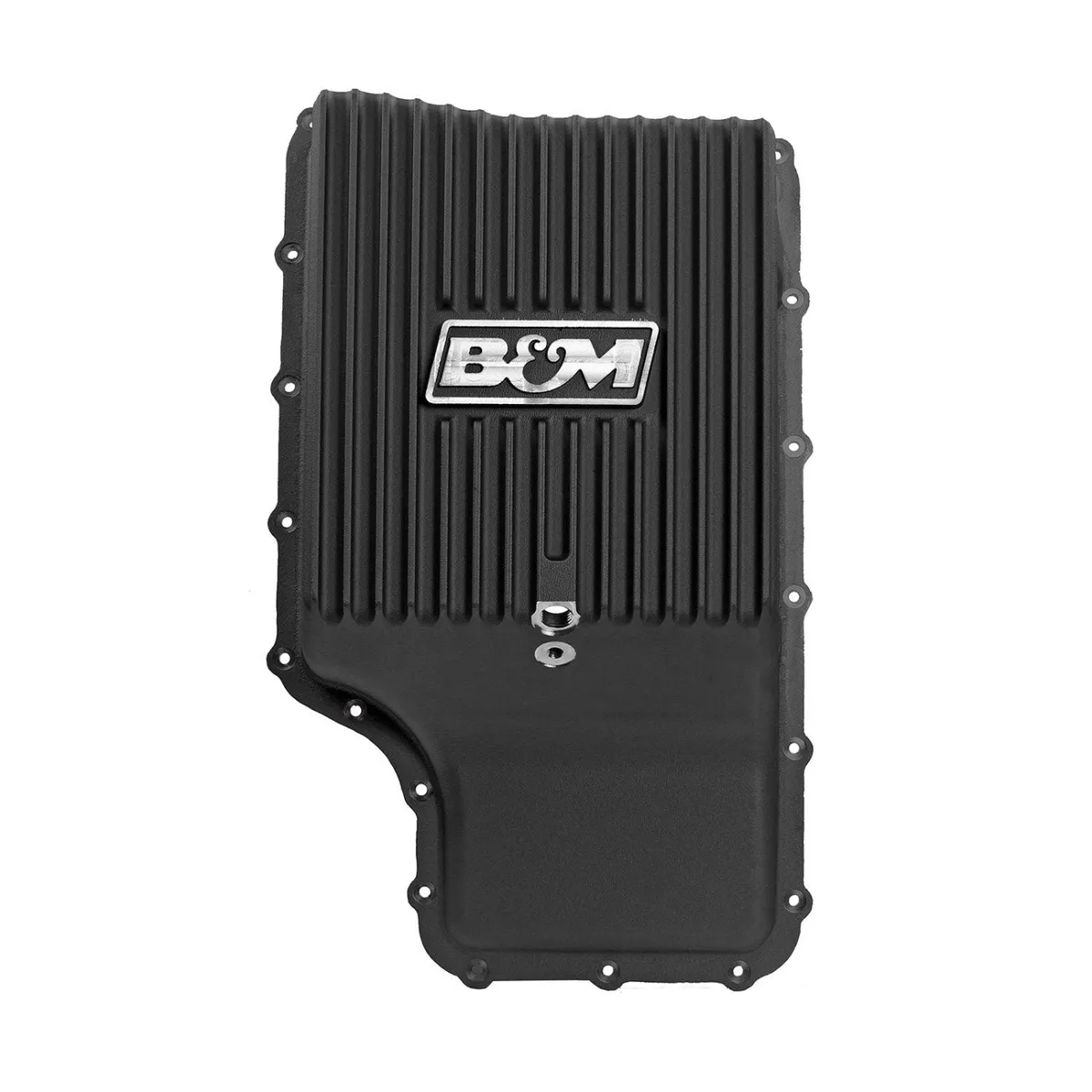 '11-22 Ford F250/F350 B&M HI-TEK Deep Transmission Pan - Black product image