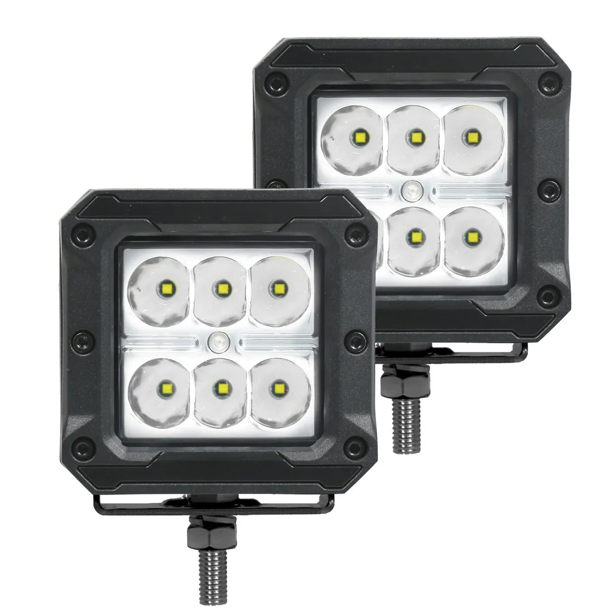 Go Rhino 751803023SCS Bright Series - 3x3 Cube LED Spot Lights, Pair product image