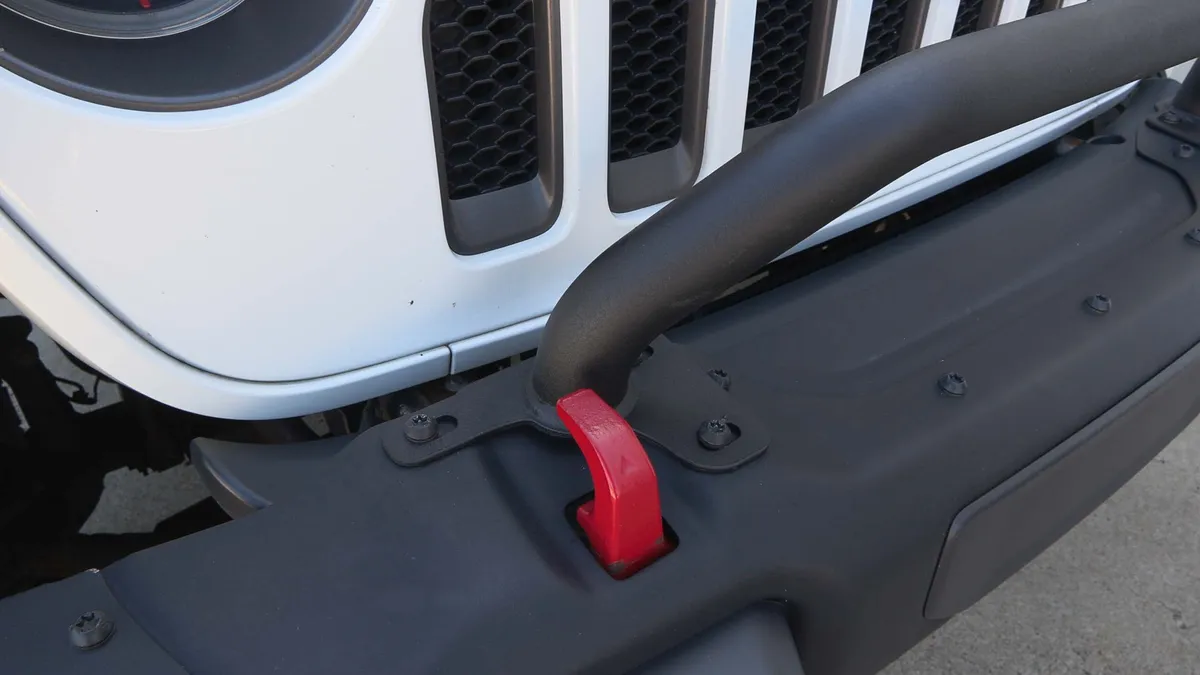 Black Matte Finish;Steel Construction;Bar is 2 in outside diameter;Installs as an accessory to the Factory Modular Steel Bumper product image