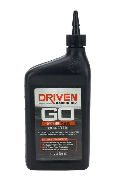 Driven Racing Oil 75W-85 Synthetic Racing Gear Oil - 1 Quart Bottle