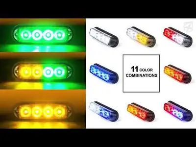 Xprite Surface Mount Grille Strobe Light Head | Marker Series