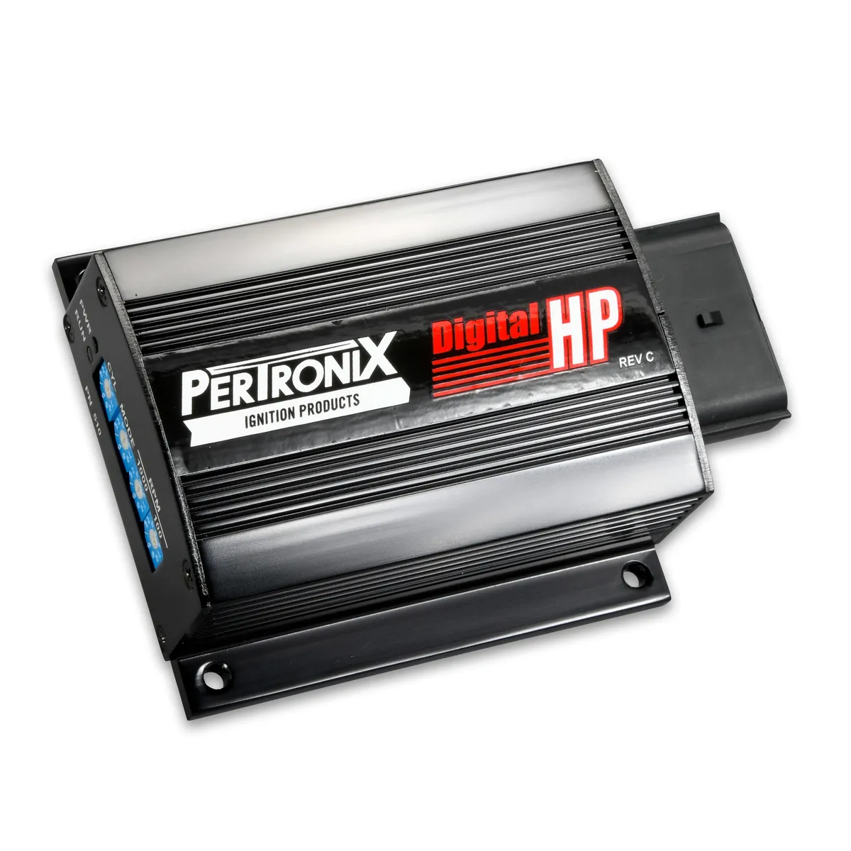 Pertronix Digital HP Ignition System. This System Features 187 Millijoules of Spark Energy, 3 Step Rev Limiter, And Multispark to Redline, All in a Ultra Small Form Factor. Black. product image