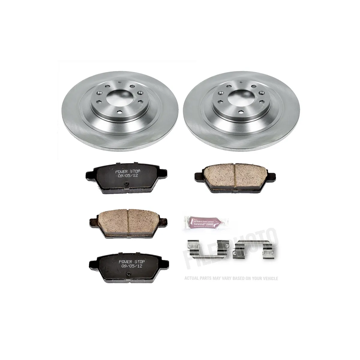 Z17 Direct Replacement Kit: Rotors; Ceramic Pads W/Hardware product image