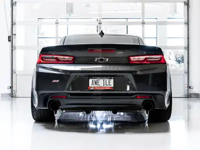 AWE Tuning AWE Track Edition Axle-back Exhaust for Gen6 Camaro SS / ZL1 / LT1 - Chrome Silver Tips (Quad Outlet)