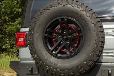 Rugged Ridge Third Brake Light Ring Led; 18c Wrangler Jl/Jlu