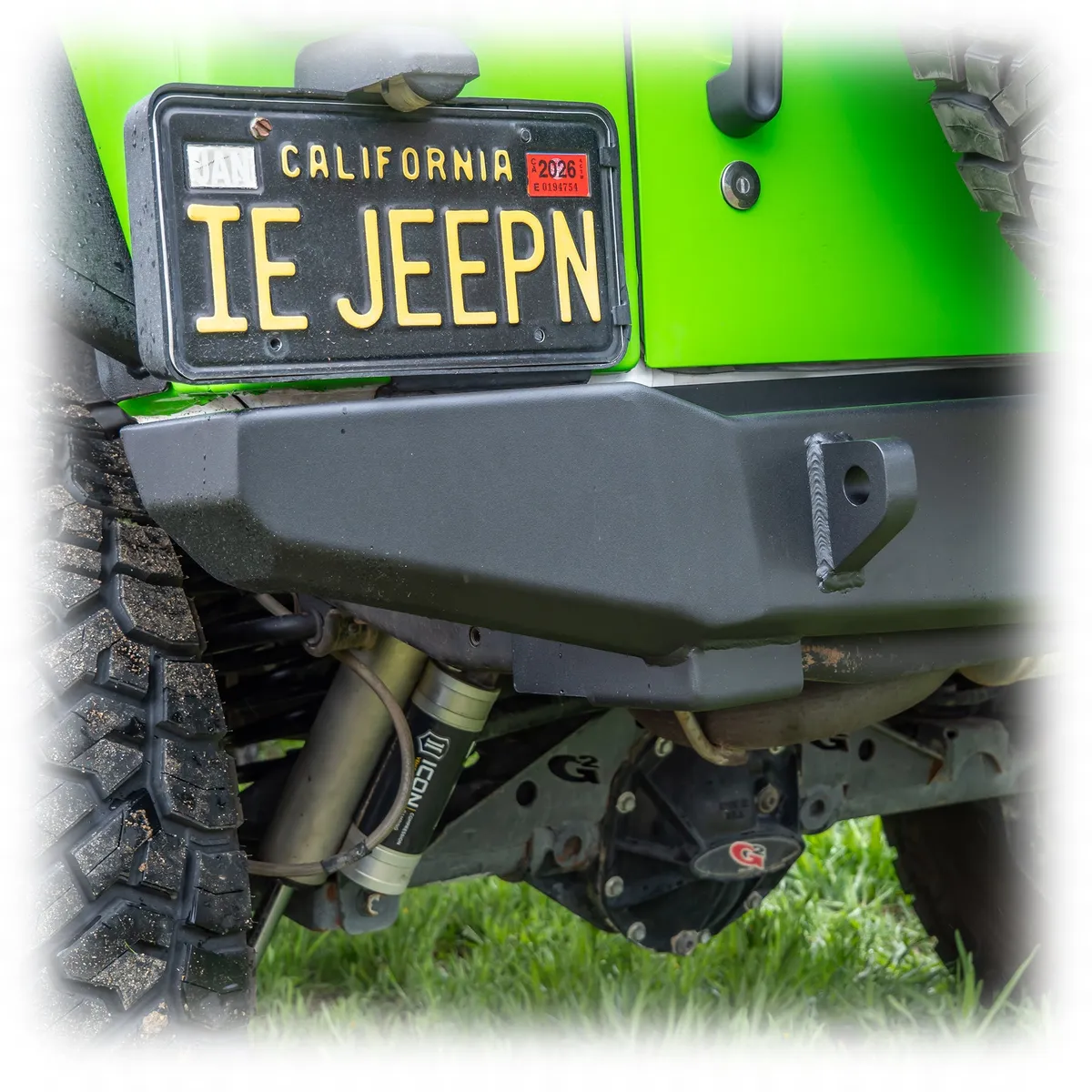 Jeep JK Rear Bumper with Hitch Receiver | 2007–2018 product image