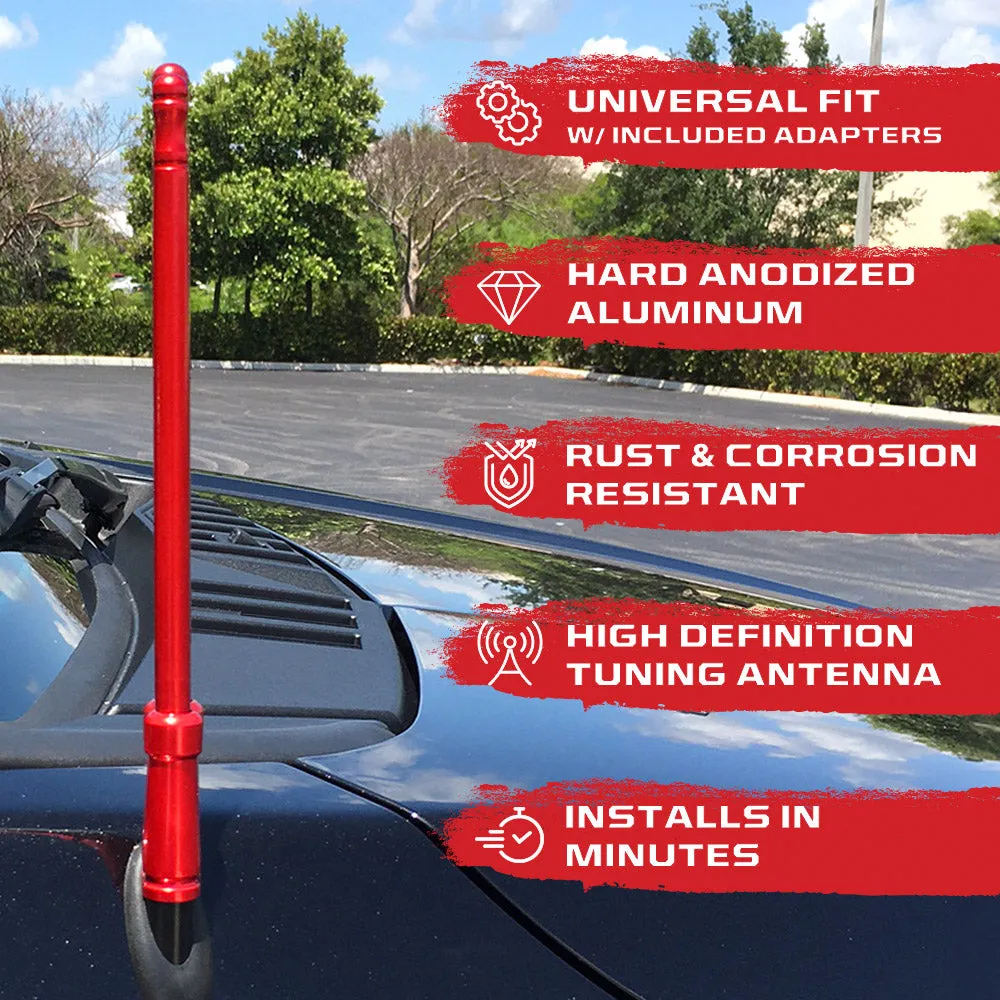 Aluminum 8" Antenna Mast (Fits OEM Factory Threaded Antenna) Multiple Colors product image