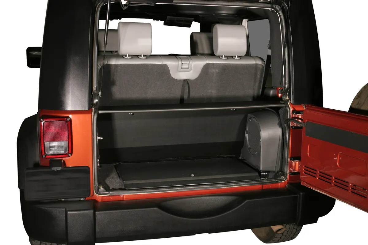 07c Wrangler Tailgate Security Enclosure Black product image