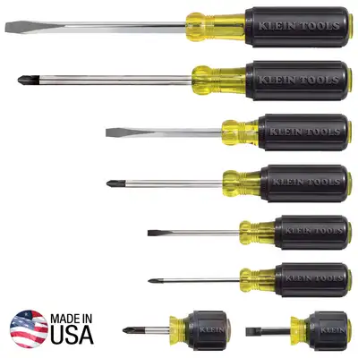 Klein Tools Screwdriver Set Multiapplication 8piece