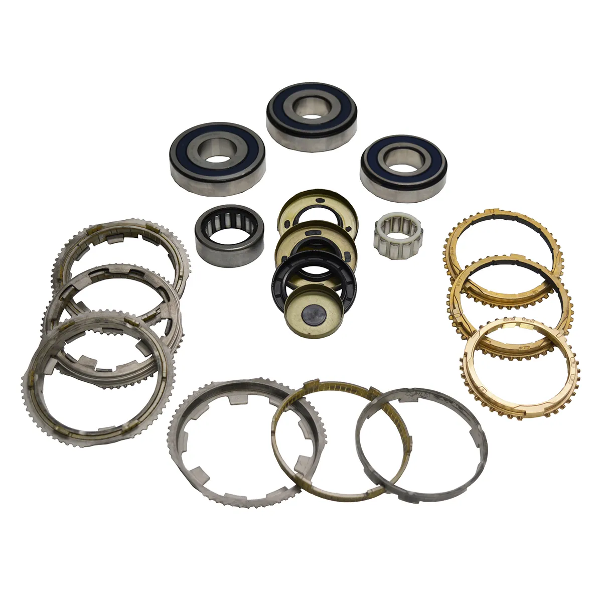 Yukon Gear and Axle Nsg370 m t Bearing Kit 05- 12 Jeep w Synchros Sprayed Lining on 5-6 Nsg370 m t Bearing Kit 05- 12