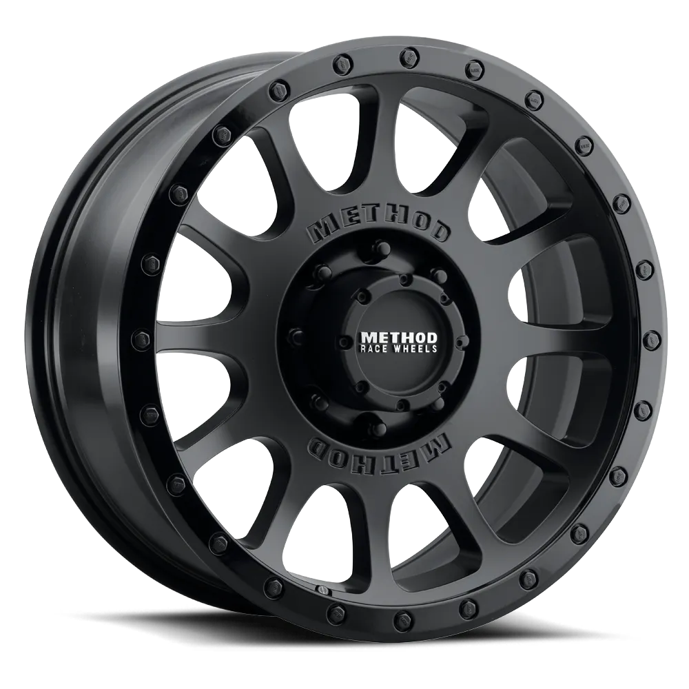 Method Race Wheels MR305 NV 18x9 18mm Offset 6x135 94mm Centerbore Matte Black - Gloss Black Lip MR305890161018 product image