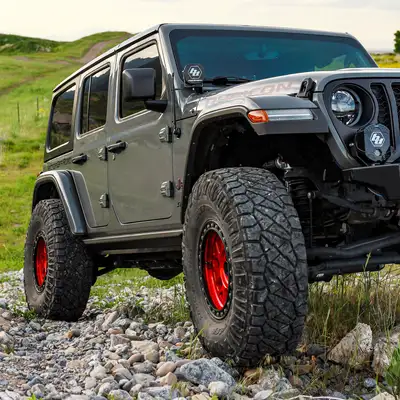 Savvy Off-Road 18c Wrangler Bolt On Slider Kit Raw