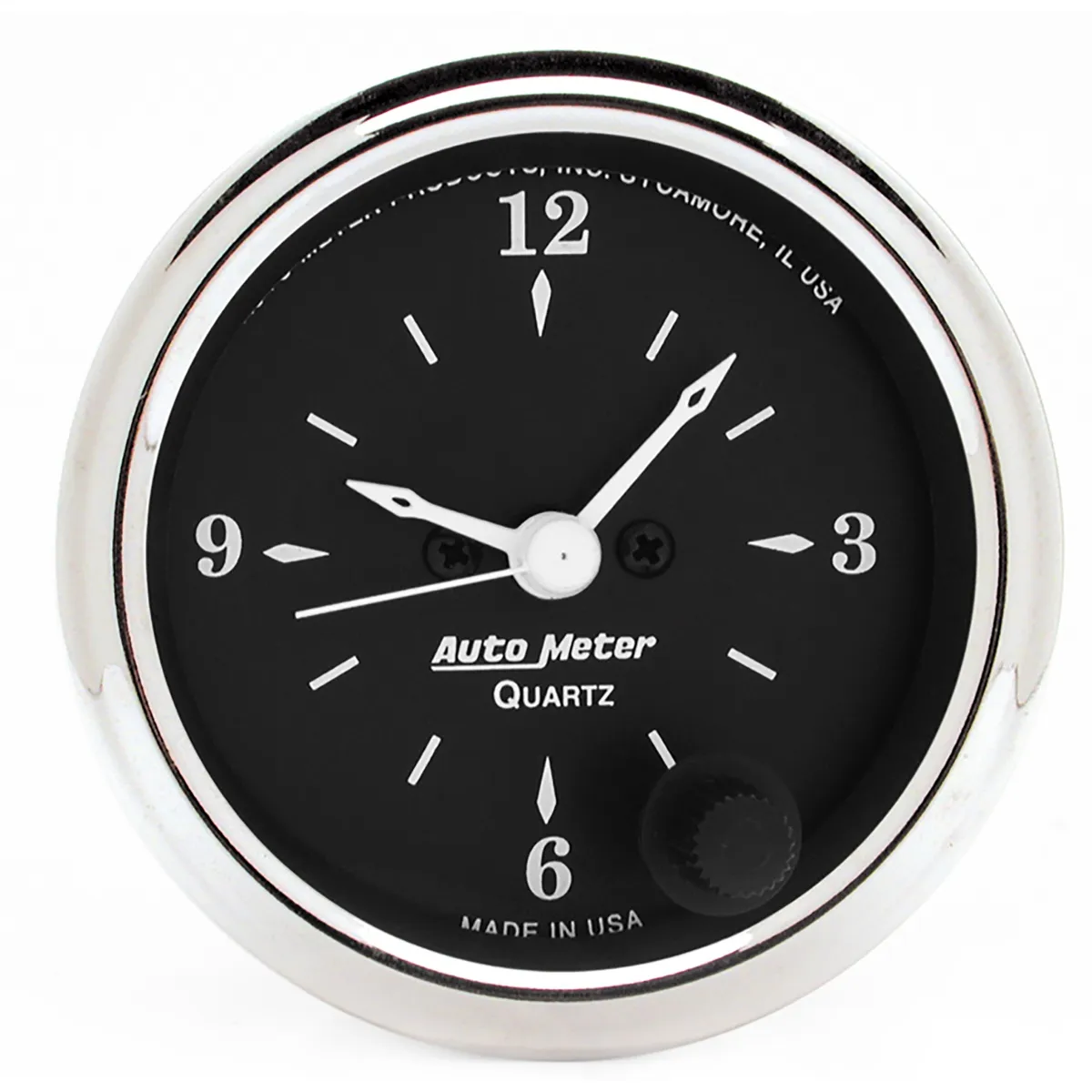 Gauge, Clock, 2 1/16", 12Hr, Analog, Old Tyme Black product image