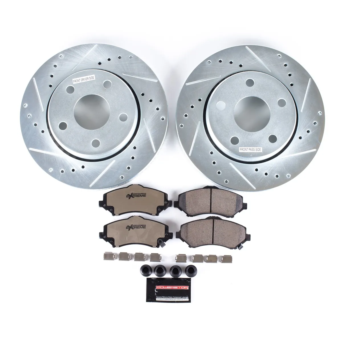 Z36 Truck/Tow Upgrade Kit: Drilled/Slotted Rotors; Carbon-Fiber Ceramic Pads W/Hardware product image