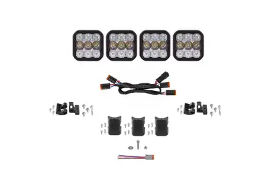 Diode Dynamics Diode Dynamics - SS5 Sport Universal CrossLink 4-Pod Lightbar White Combo