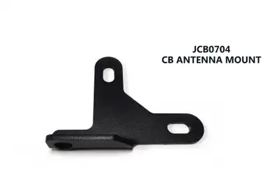 LoD Offroad LOD Destroyer CB Antenna Mount Rear Door Plate - Black Powder Coated - JK