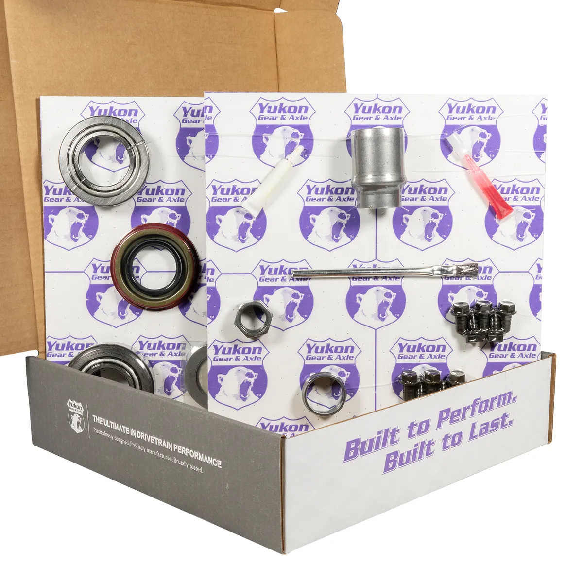 Muscle Car Re-Gear Kit For GM 8.2 Differential 25 Spline 3.36 Ratio 8.2 GM 3.36 Rear R&P Gear/ Install Kit Package With Ak 1563 Axle Bearings (2.25 Inch Od) Yukon Gear product image