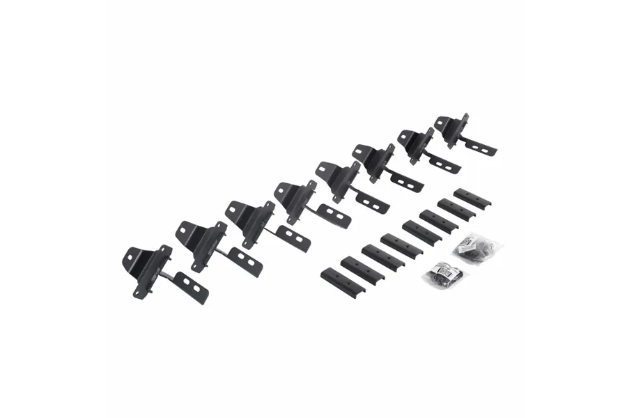 Go Rhino go Rhino 6945166 - V-Series V3, Rb30 And rb Slim Side Steps - Mounting Brackets Only - Textured Black