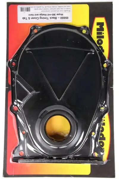 Milodon Bb Mopar Black Timing Cover