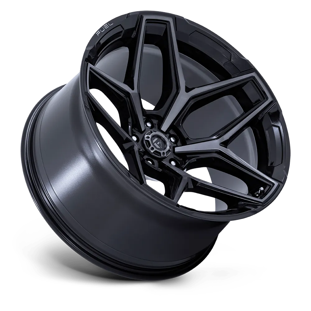 Fuel Wheels | Flux | Gloss Black Brush fc Gray Dddt product image